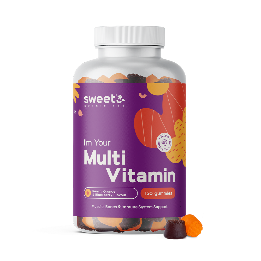 Multivitamíny – gumové cukríky s 10 vitamínmi, 150 gumových cukríkov