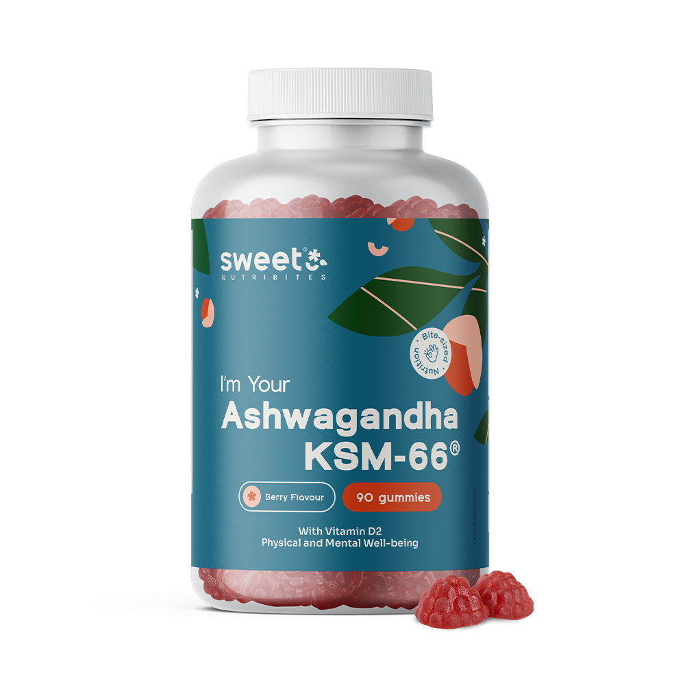 Ashwagandha KSM-66 300 mg, 90 gumových cukríkov