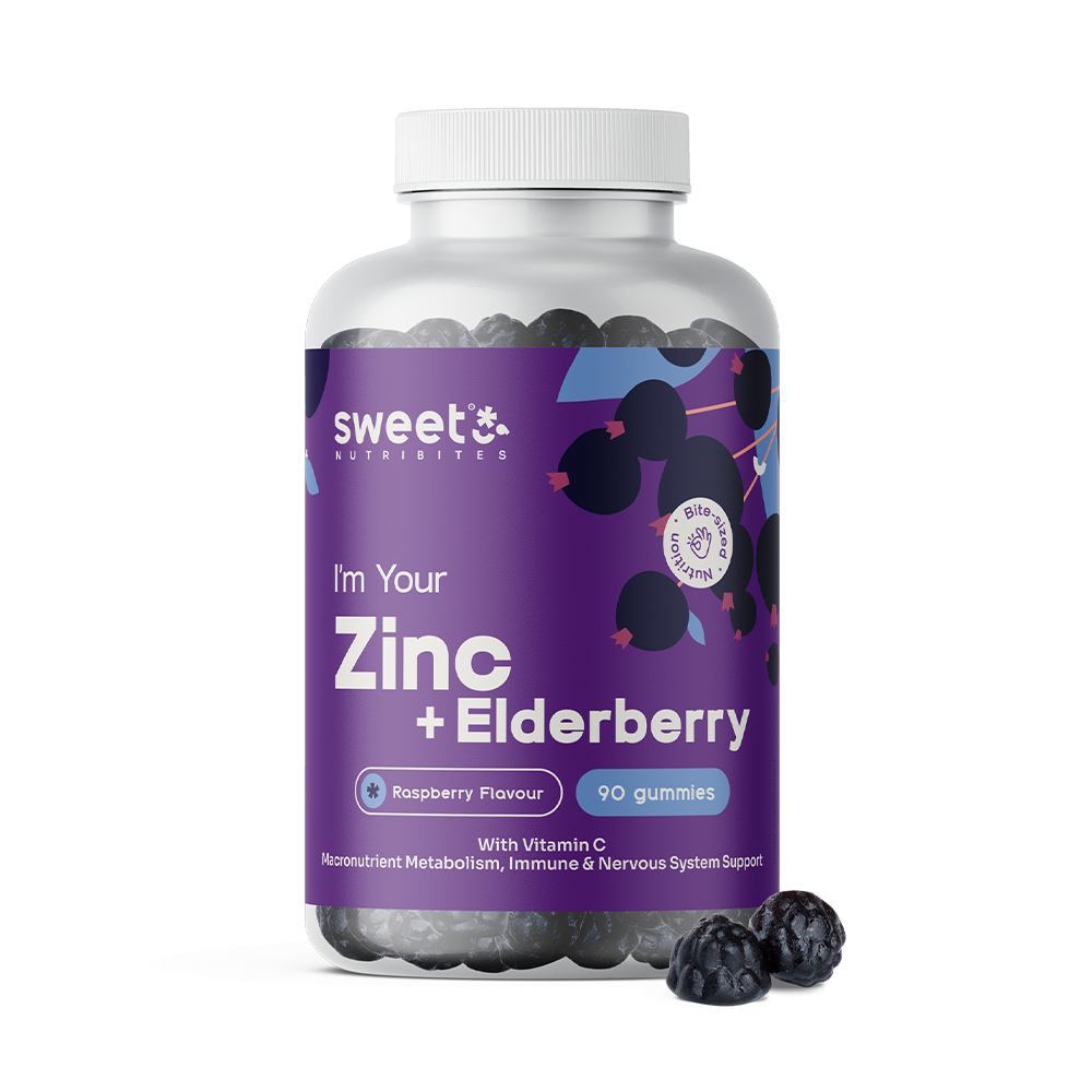 Zinok s bazou – gumové cukríky na imunitný systém, 90 gumových cukríkov