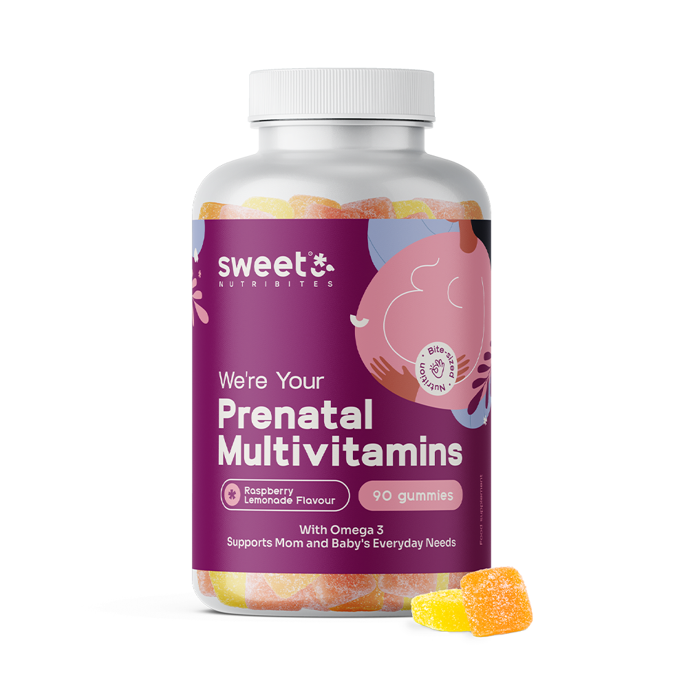 Prenatálne multivitamíny + omega-3, 90 gumových cukríkov