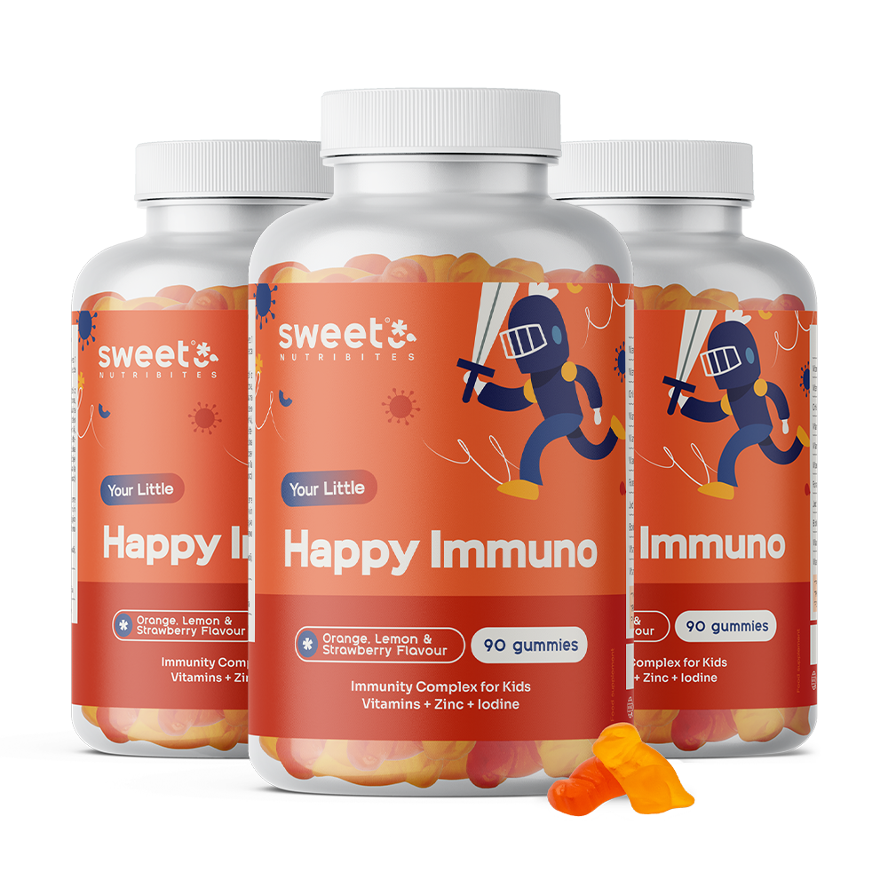 Happy Immuno – gumové cukríky pre deti na imunitný systém